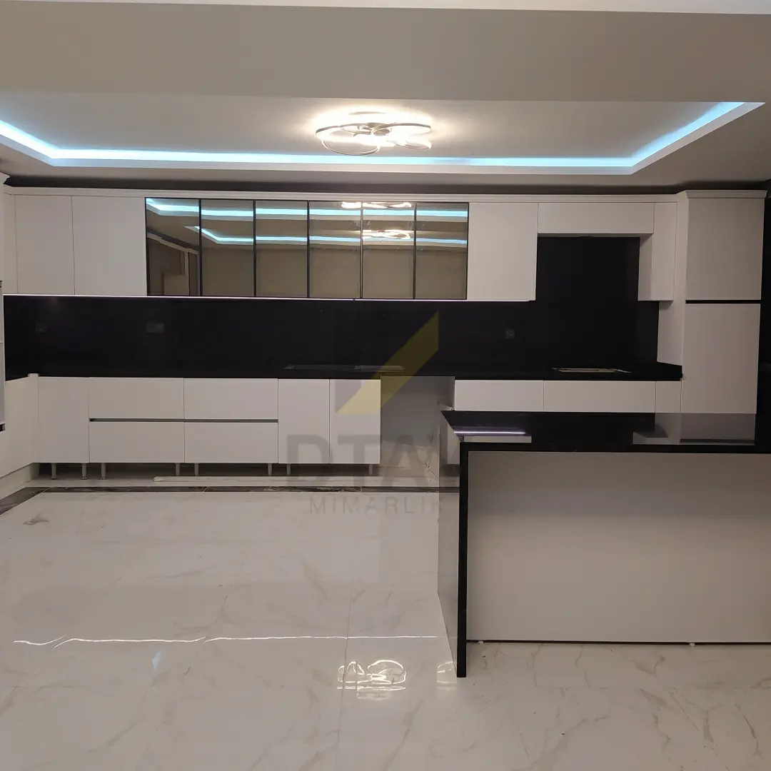 Bahçeşehir Penthouse — mutfak — dolap hattı