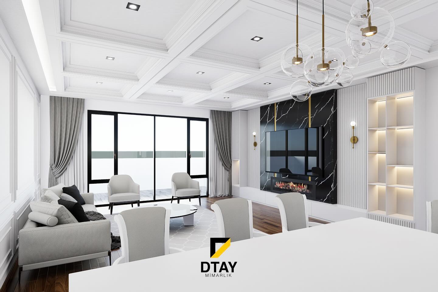 Beylikdüzü Projesi — render — salon