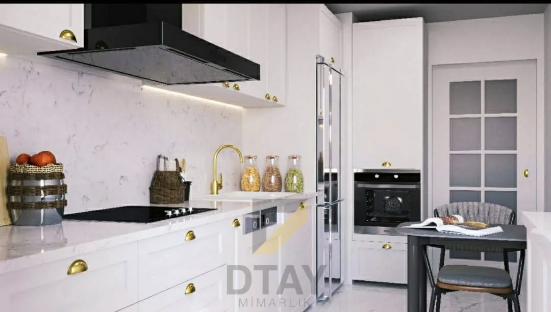 Yeşilköy Konut — mutfak render